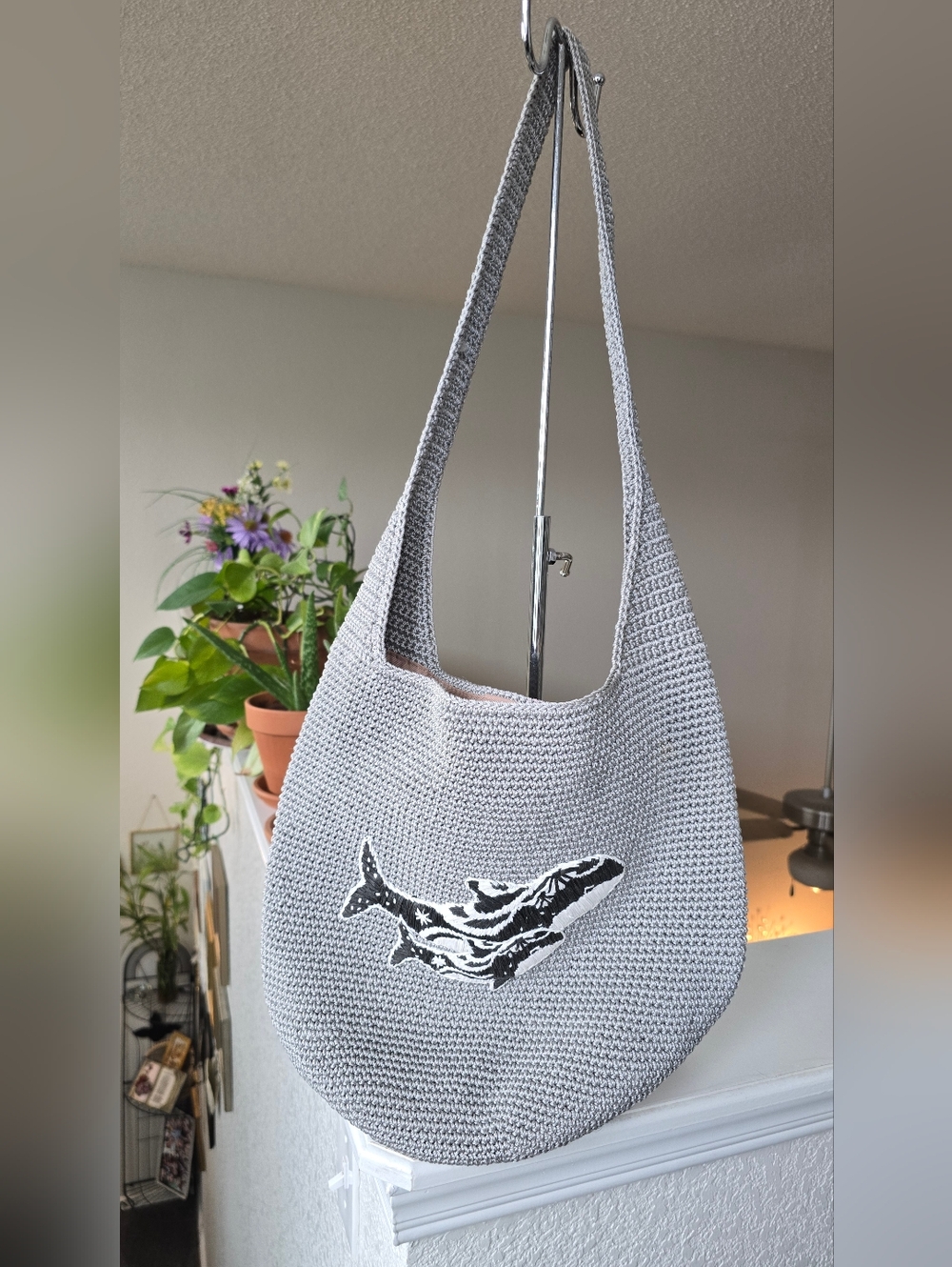 The Sak x Oceana Limited Edition Orca Whale Hobo Purse